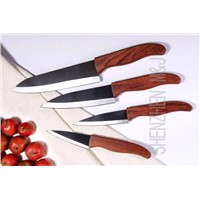 Black ceramic kitchen knife