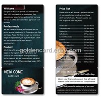 Earth-Friendly Cafe Rack Cards (GC-10001P-LHC)