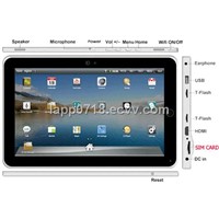 FlyTouch4&amp;quot;/10.2 inch LCD/ Android 2.2/SIM CARD interface/3G build in