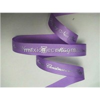 Grosgrain Ribbon with Hot Stamp Print