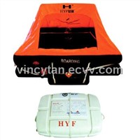 U type Throw-ower inflatable liferaft 1