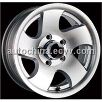 alunimun alloy trailer wheels 14x6 5-4.5 0mm 83.82mm  machine w/silver window