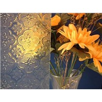 flora patterned glass