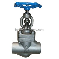 forged globe valve with flange (high pressure forged globe valve