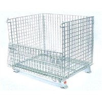 wire mesh container, wire cage, logistic/storage cage, wire storage basket