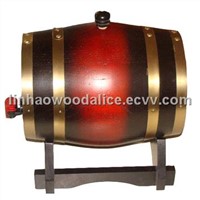 wooden wine barrel made of paulownia pine oak