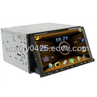2 din/ double din car dvd player with GPS, Bluetooth, DVB-T/ ISDB-T/ ATSC, 7 inch touch screen