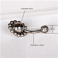 316L stainless steel new fashion navel rings