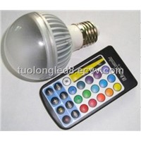5W E27 RGB LED Bulb Lamp