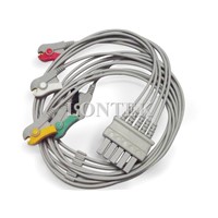 ECG Lead Wire Set for Patient Monitor,IEC,5-Ld,Clip
