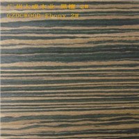 Engineered wood veneer - Ebony 2# for furniture and decoration, 0.17mm - 0.50mm thickness