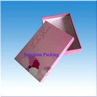 Lovely rosy paper wedding box