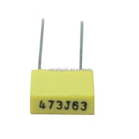Mini size 5MM Box Metallized Polyester Film capacitor(CL21X-B)