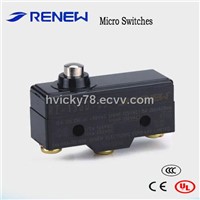 Short Spring Plunger Type Micro Switch (UL/CE/CCC Certificates)