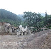 Stone production line - used for crushing granite