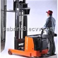 electric reach stacker