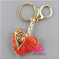 fashion heart keychain