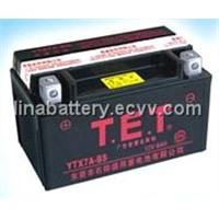motorcycle battery maintenance-free (YTX7A-BS )