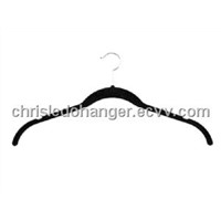 Shirt Hanger with Indent for Straps