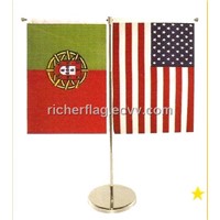 table flag/table flagpole,desk flag