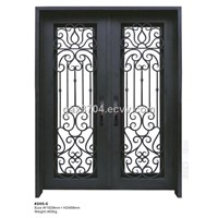 Square iron double door HT-205C