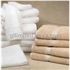 Bleached white hotel bath towel