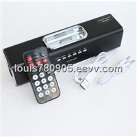 Aluminum Straight Speaker with Remote control for iPhone 4, iPhone 3GS/3G