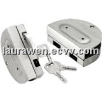 Openning outside double door lock for half-round HJ-638A