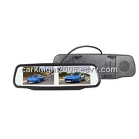 Rear View Mirror Touch Screen Monitor with  dual screen