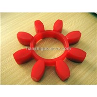 100% virgin polyurethane coupling with red polyester material