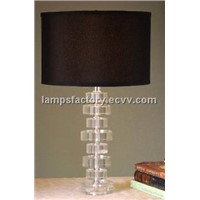 25&amp;quot; H CRYSTAL TABLE LAMP