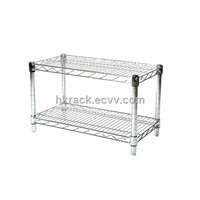 2-Tier Chrome Steel Rack