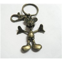 3D  mickey metal keychain