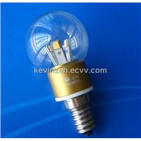 3W LED bulb light with beaming angle of 360 degree