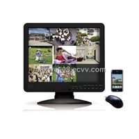 8CH H.264 Stand-Alone Network DVR With 15&amp;quot; LCD