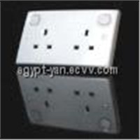 Double 13A Wall Switch Socket with Neon ALI-86-014