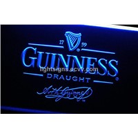 Guinness beer bar sign led sign light sign led display