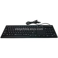 IP68 Industrial Silicone Keyboard with Touchpad (X-TP106SD)