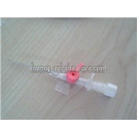 I.V. cannula with wings and injection port(CZKM-3081-01)
