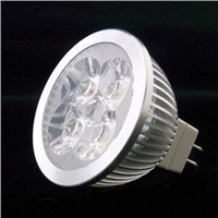 MR16 LED Spotlight with 4 x 1W Power and 50 to 60Hz Frequenc