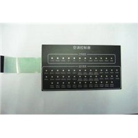 PET PC Membrane Keyboard for SMD LED Resistors and Connectors
