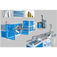 PP/PE/PA single wall corrugated pipe production line