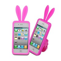 Rabbit Ears Silicone case for Iphone 4