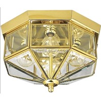 Royal golden brass ceiling light,Fasion copper decrative lighting