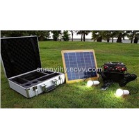 TP207 Solar power system, 12V to makes energy-saving lamp lighting, 5V  to charge digital products