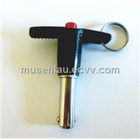 T-handle quick release ball lock pin
