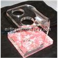 Transparent Bending Cosmetic display stand