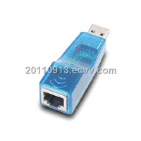 USB to LAN RJ45 Ethernet 10/100 Network Card Adapter(Network Card)