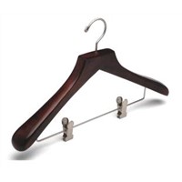 Wooden Coat Hangers with clips