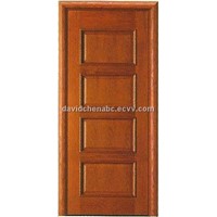 carved wooden skin door FO-011
